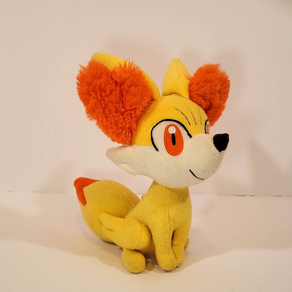 Pokémon Fennekin Plush 9" Fox Stuffed Animal EUC No Tags - Picture 3 of 7